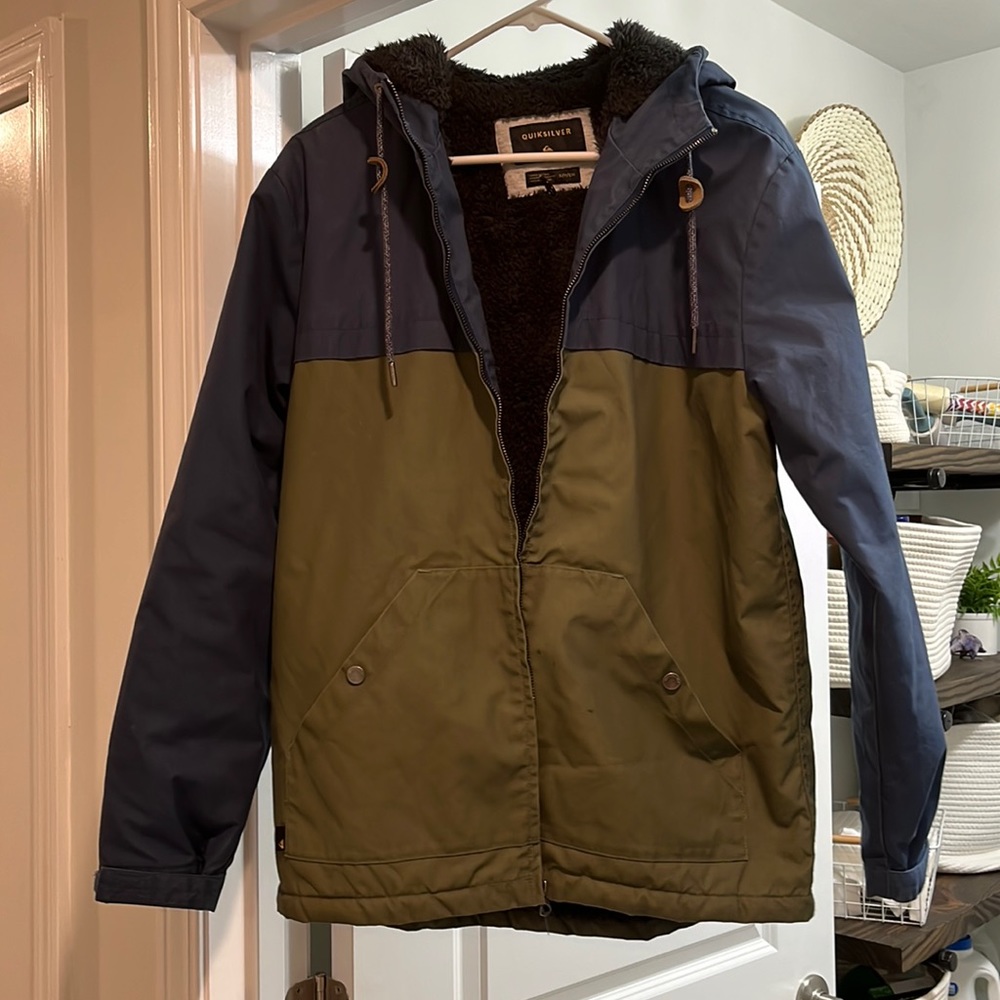 Quicksilver fur lined coat